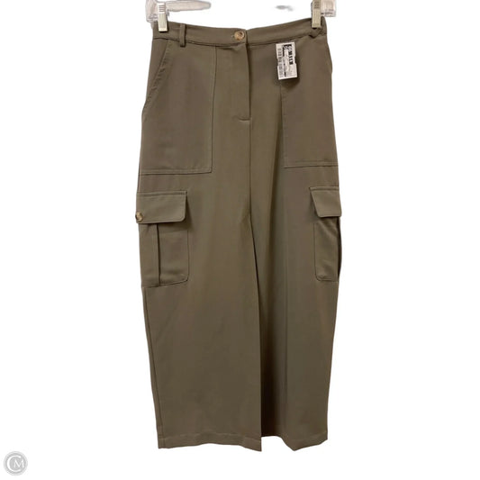 Skirt Midi By Clothes Mentor In Green, Size: 4