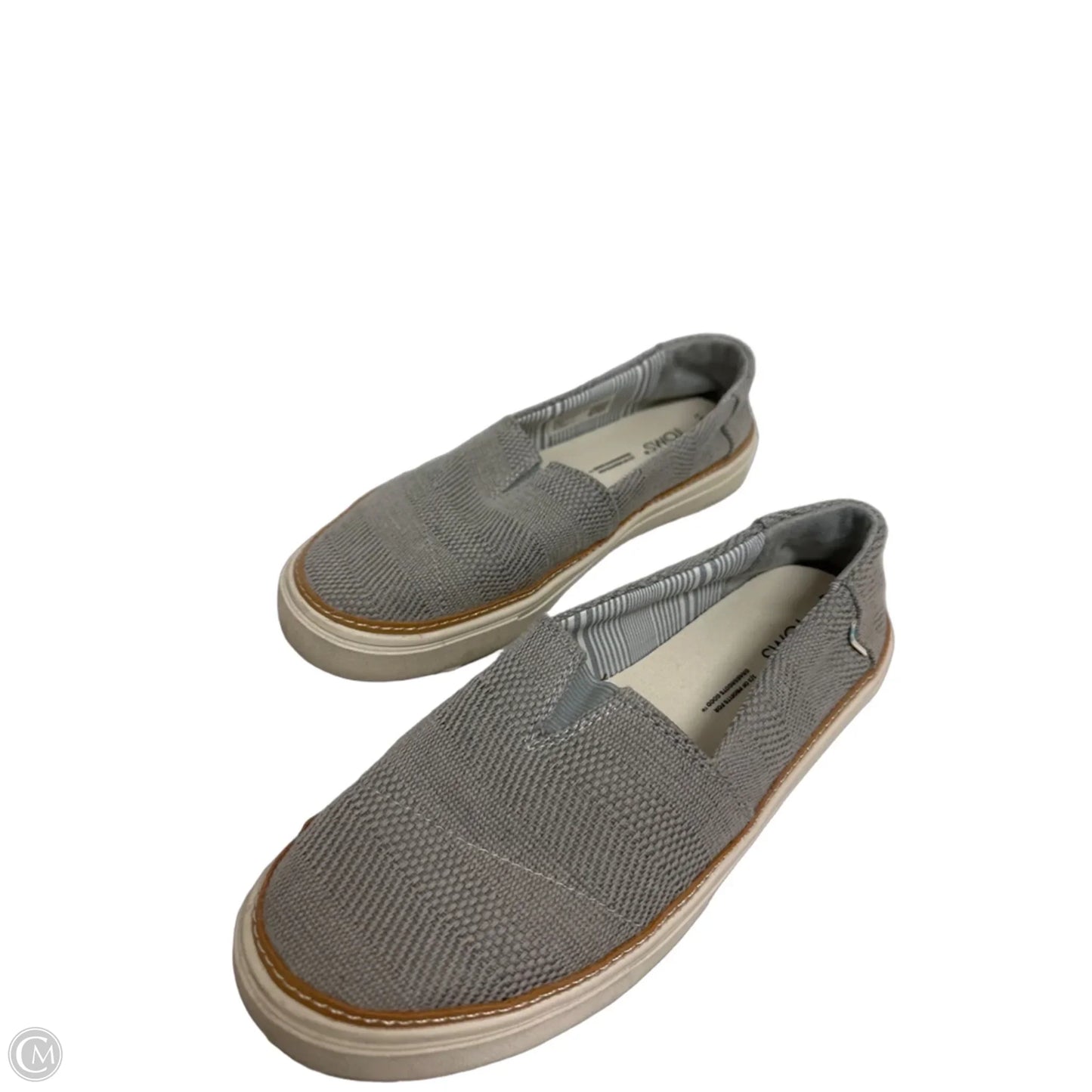 Shoes Flats By Toms In Grey, Size: 7