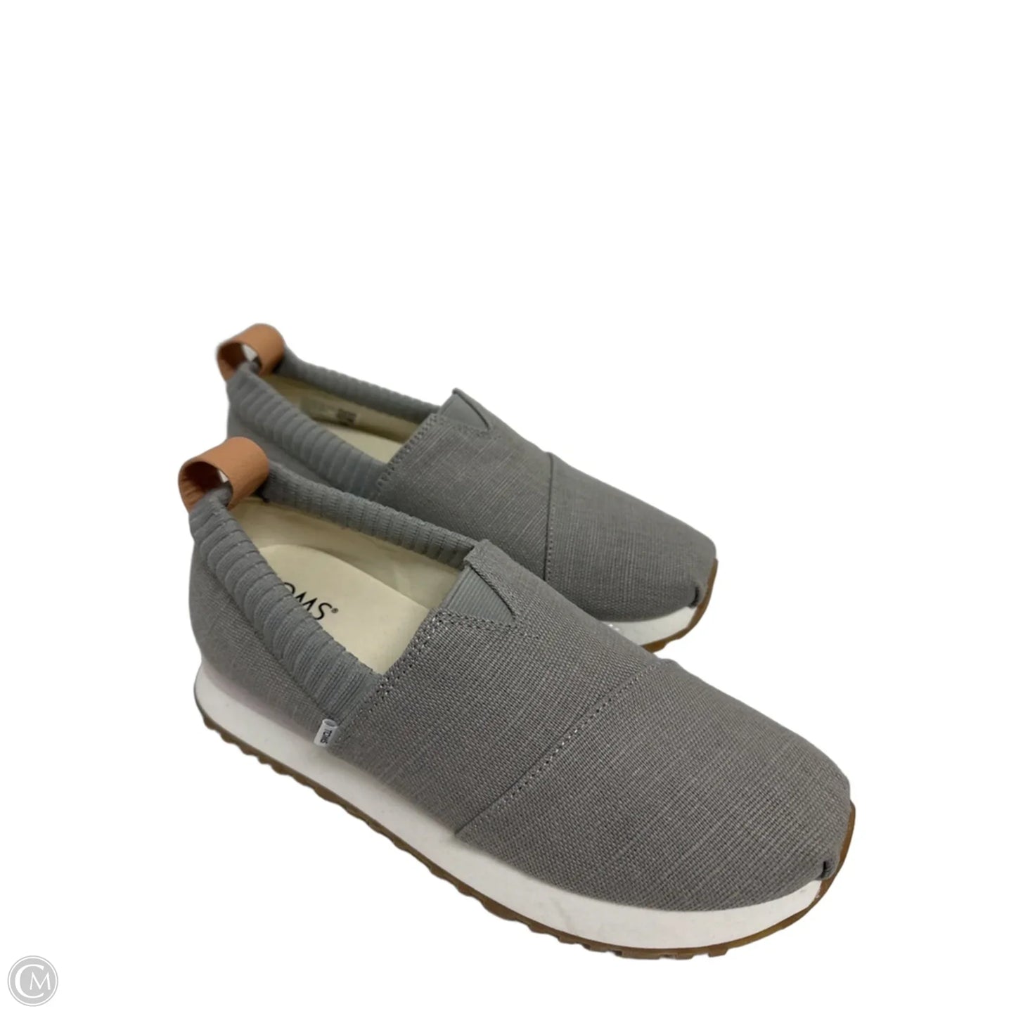 Shoes Flats By Toms In Grey, Size: 7.5