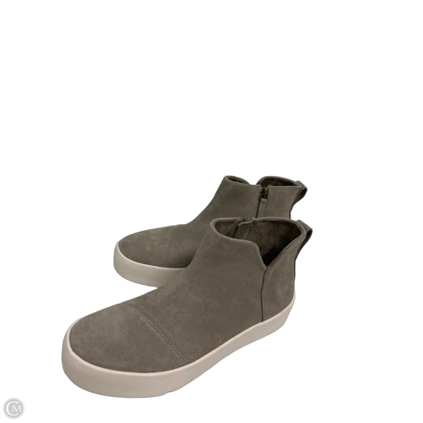 Shoes Flats By Toms In Grey, Size: 7.5