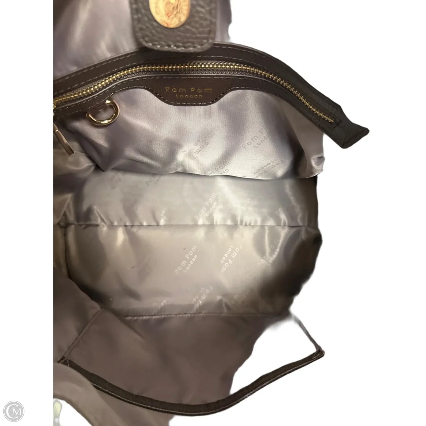 Handbag Leather By Clothes Mentor, Size: Medium