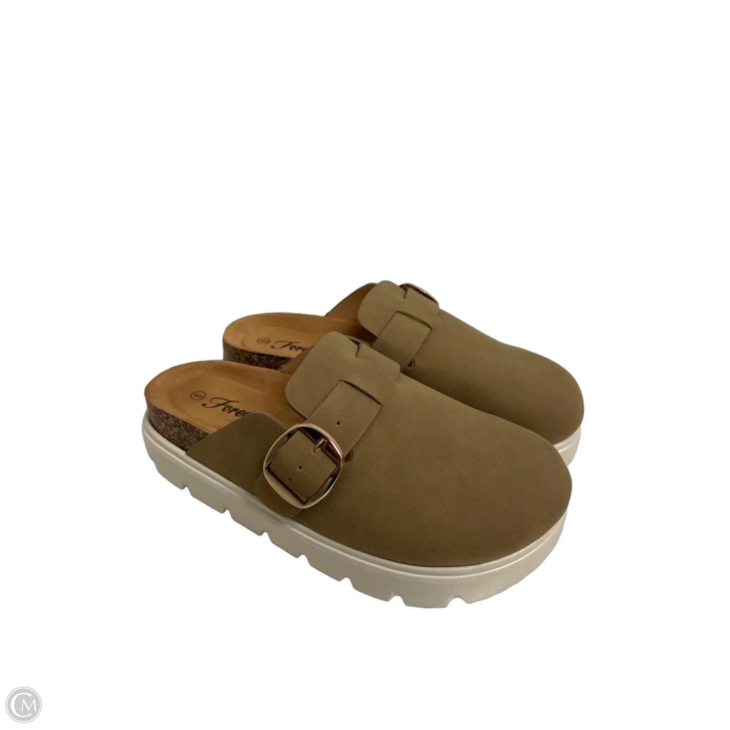 Shoes Flats By Forever In Brown, Size: 6
