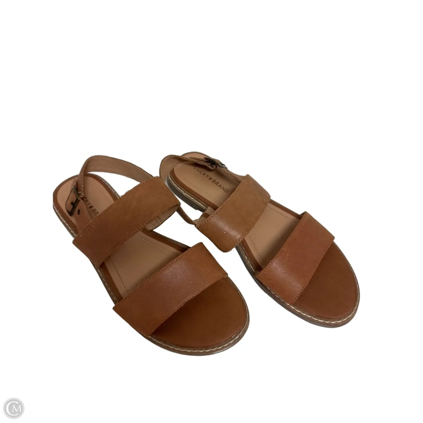 Sandals Flats By Lucky Brand In Tan, Size: 8.5