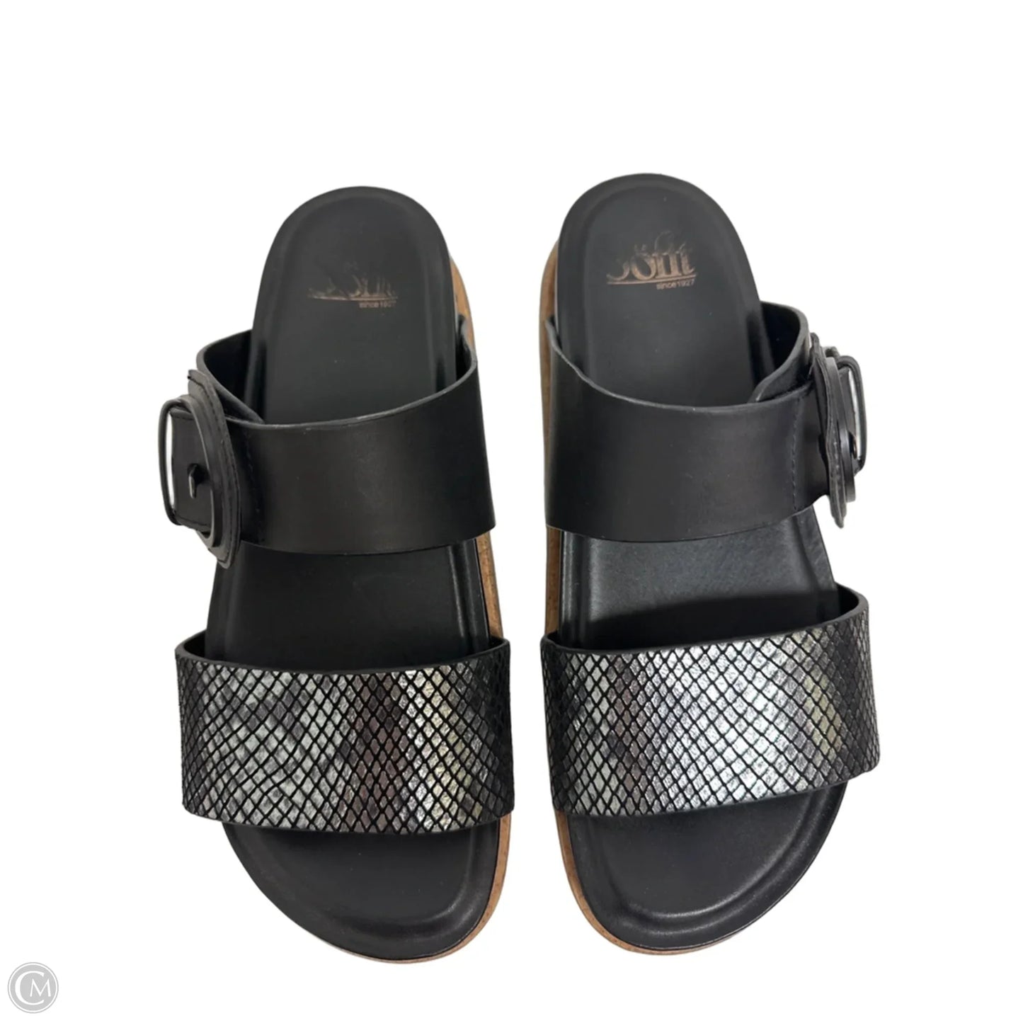 Sandals Flats By Sofft In Black, Size: 7