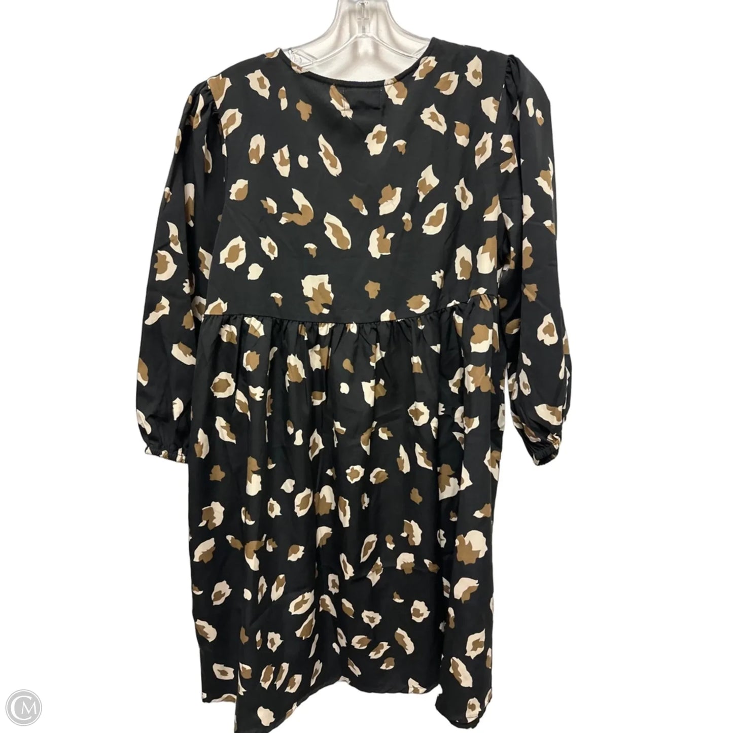 Dress Casual Short By Myra In Black & Cream, Size: M