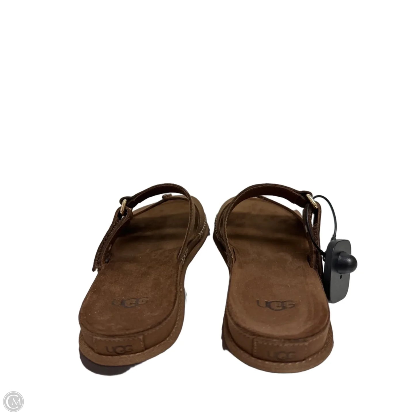 Sandals Designer By Ugg In Brown, Size: 6.5