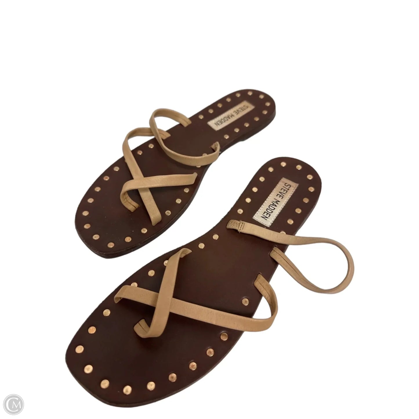 Sandals Flats By Steve Madden In Cream, Size: 7.5