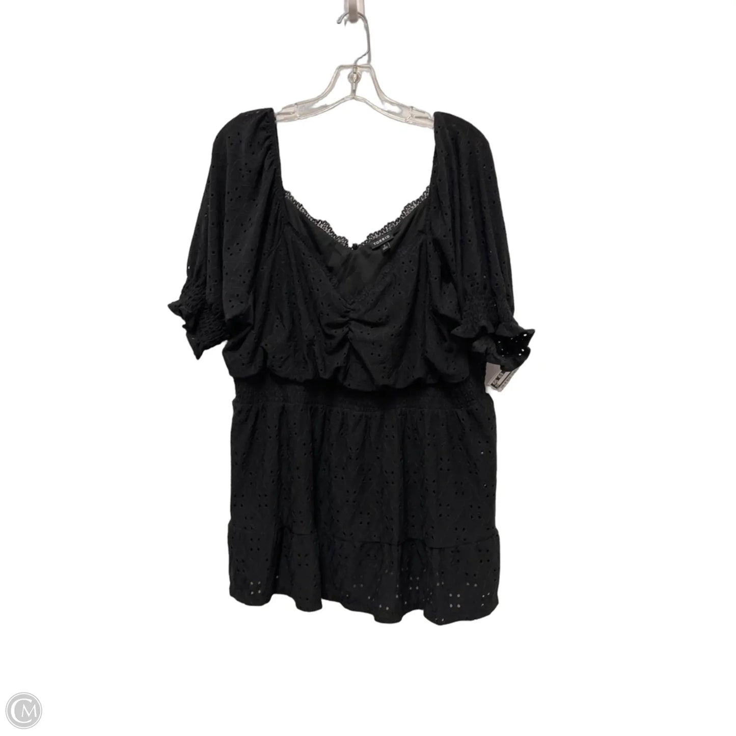 Top Long Sleeve By Torrid In Black, Size: 2x