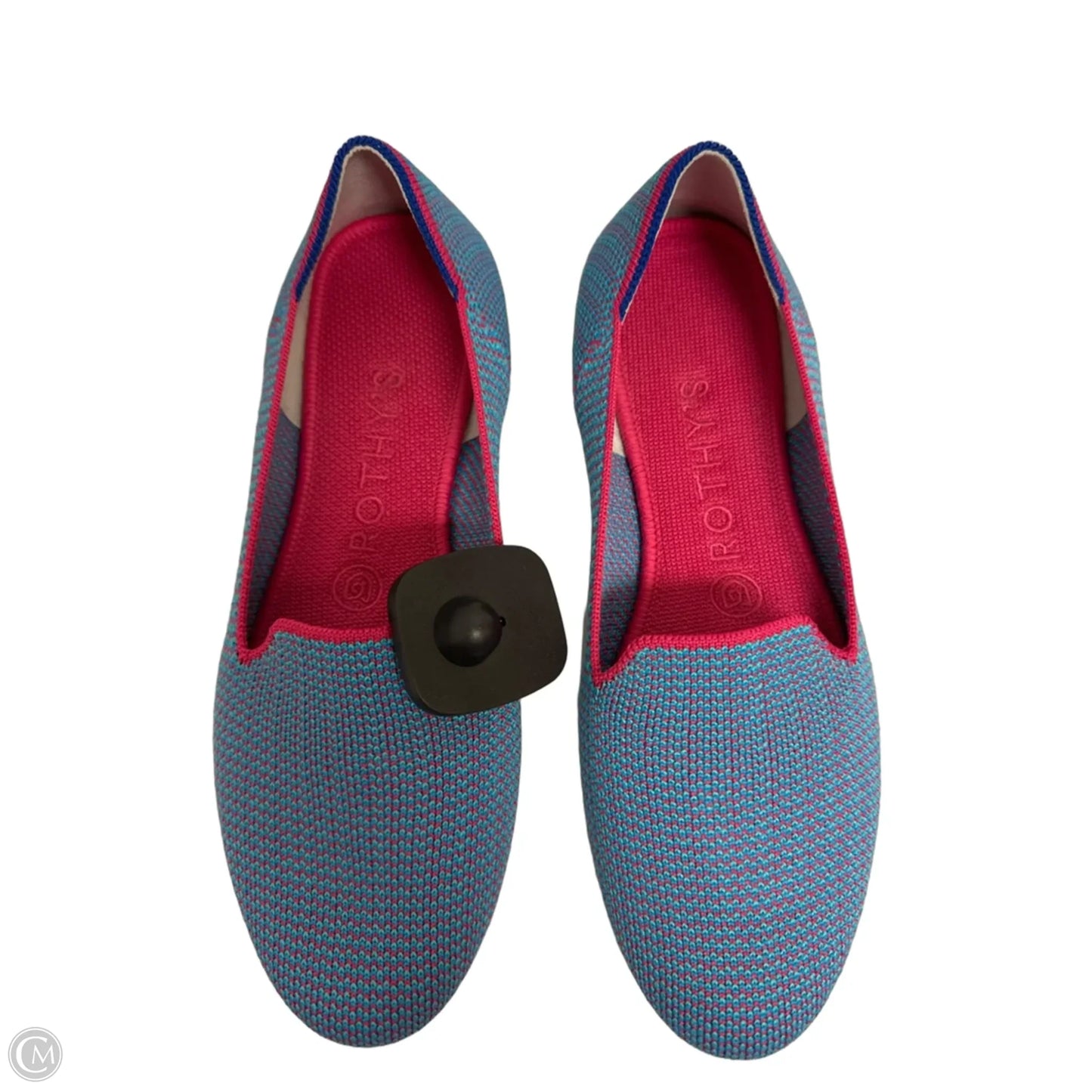 Shoes Flats By Rothys In Blue & Pink, Size: 7.5