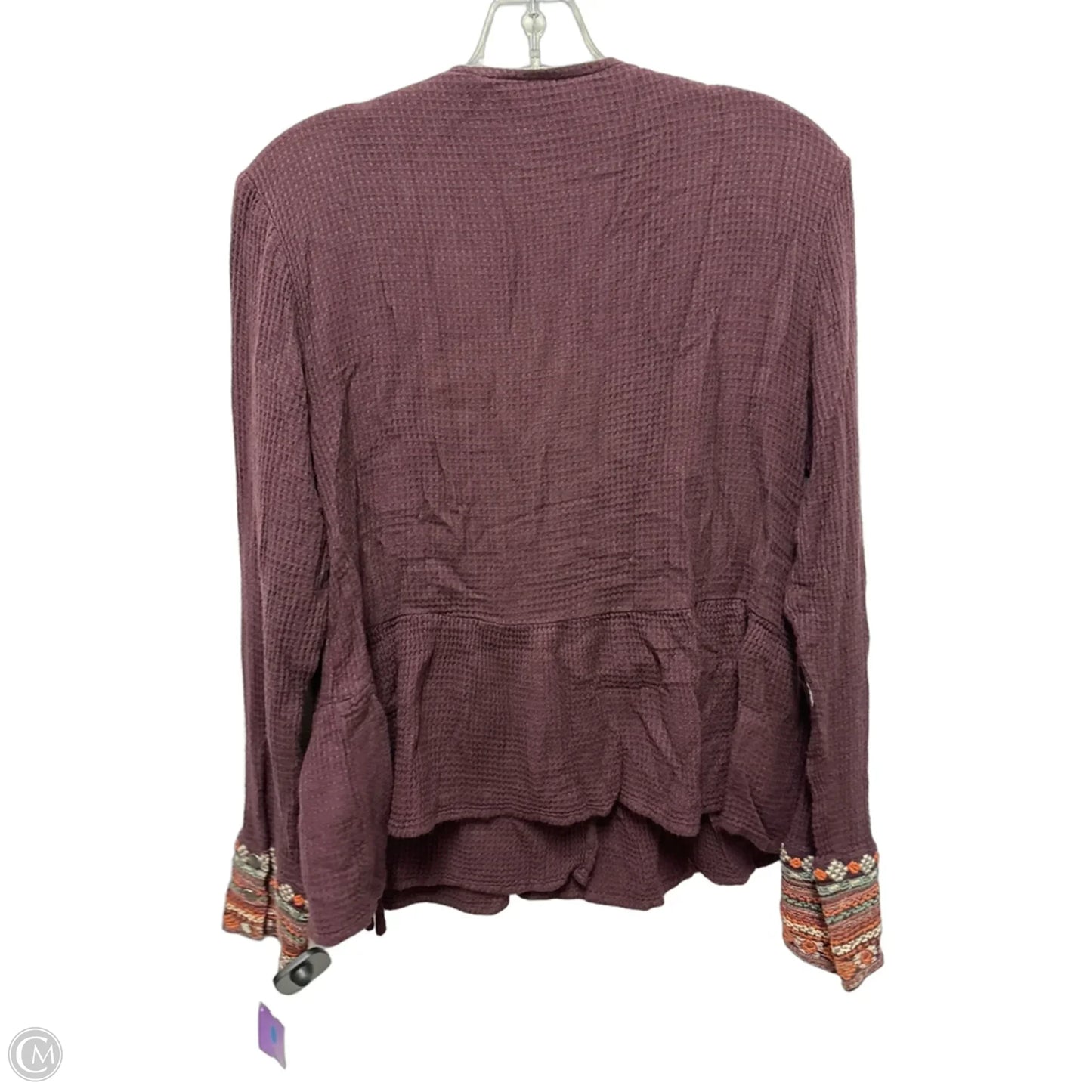 Top Long Sleeve By Double D Ranch In Red, Size: S