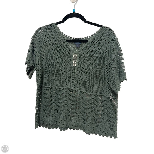 Top Short Sleeve By Daytrip In Green, Size: L