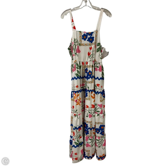 Dress Casual Maxi By Clothes Mentor In Floral Print, Size: L
