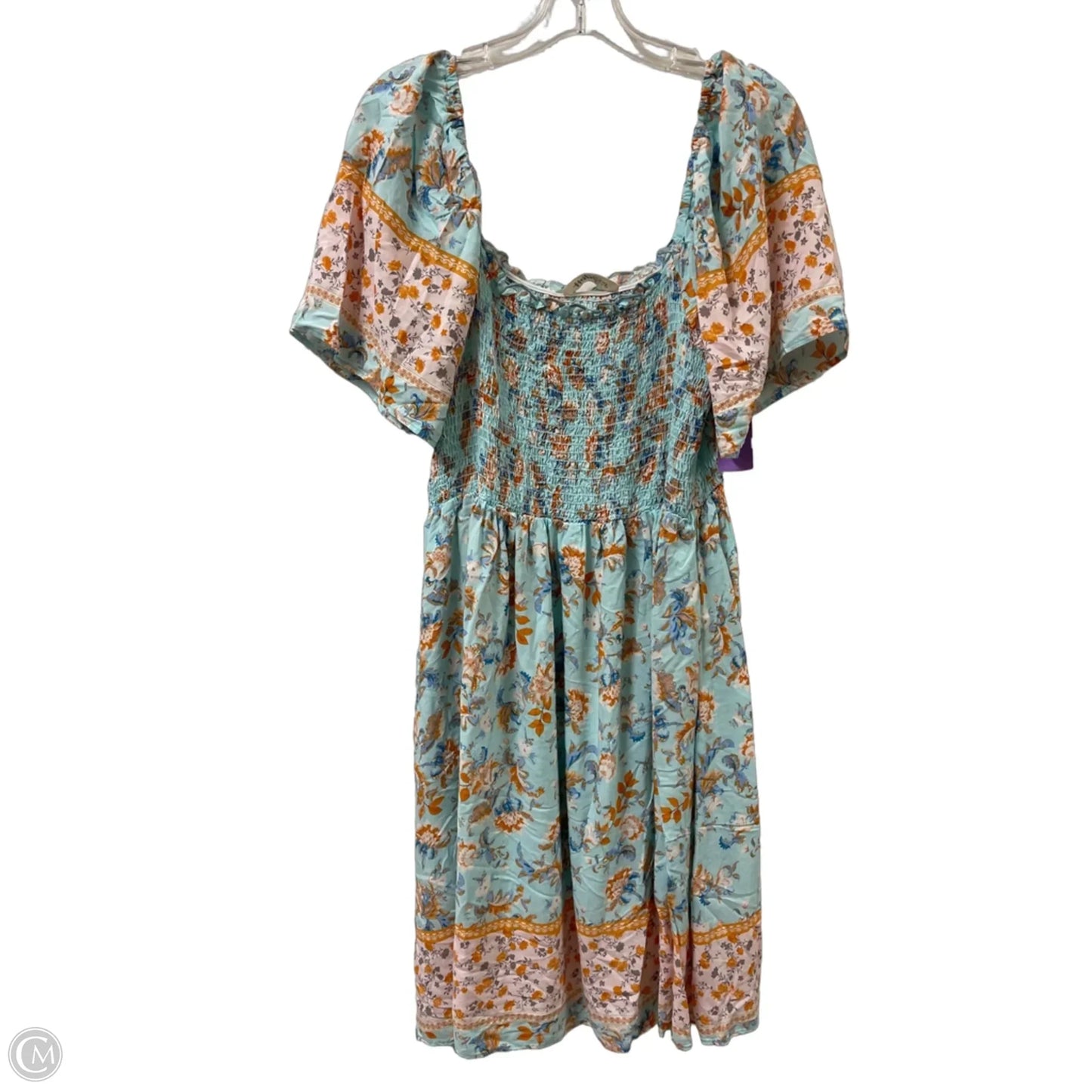 Dress Casual Short By Haptics In Blue & Orange, Size: M