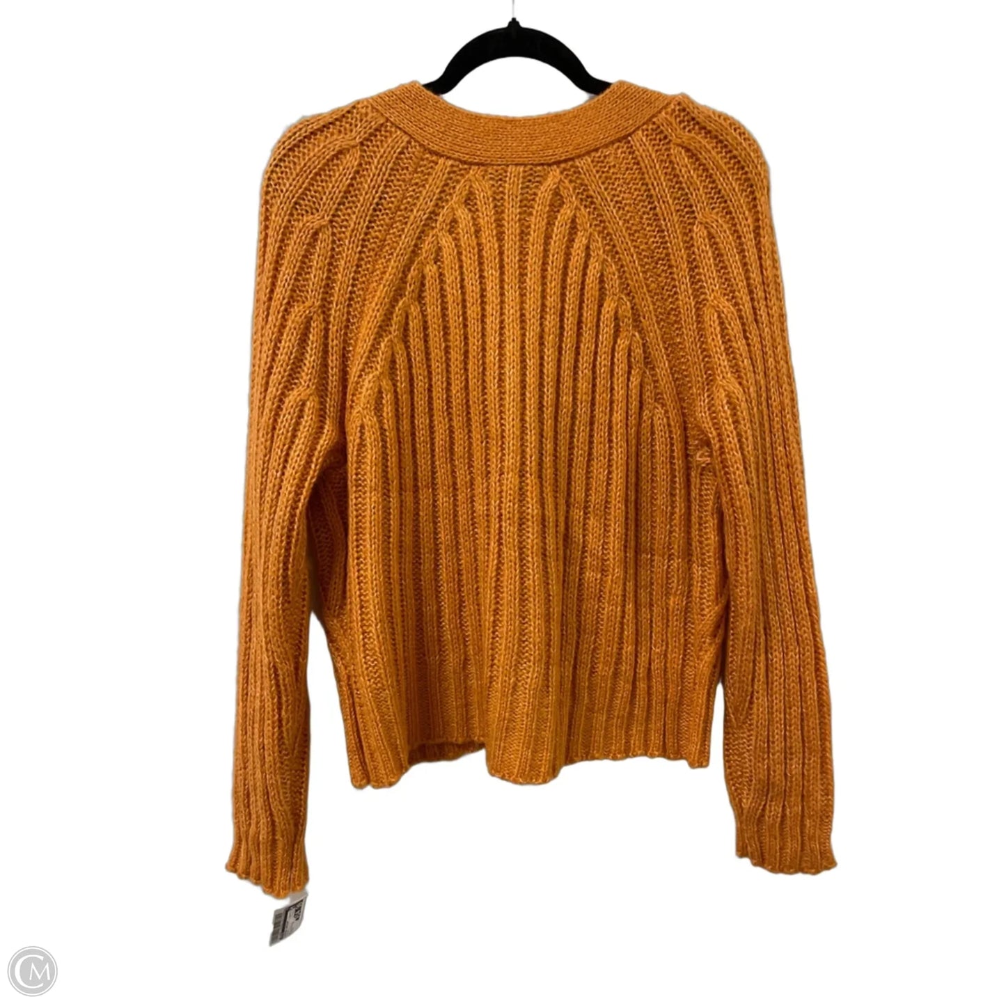 Sweater Cardigan By Hyfve In Yellow, Size: S