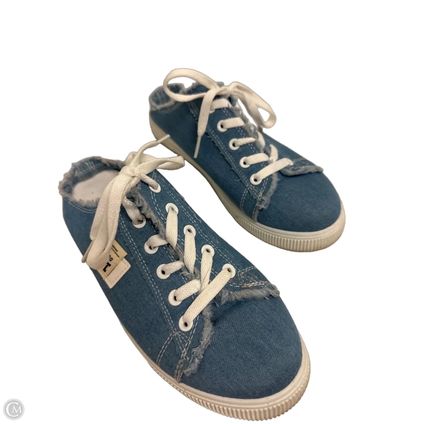 Shoes Flats By Clothes Mentor In Blue, Size: 8.5