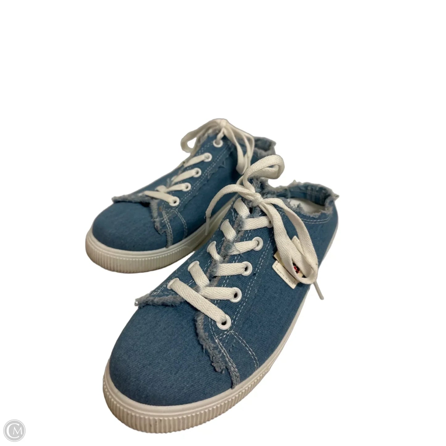 Shoes Flats By Clothes Mentor In Blue, Size: 8.5