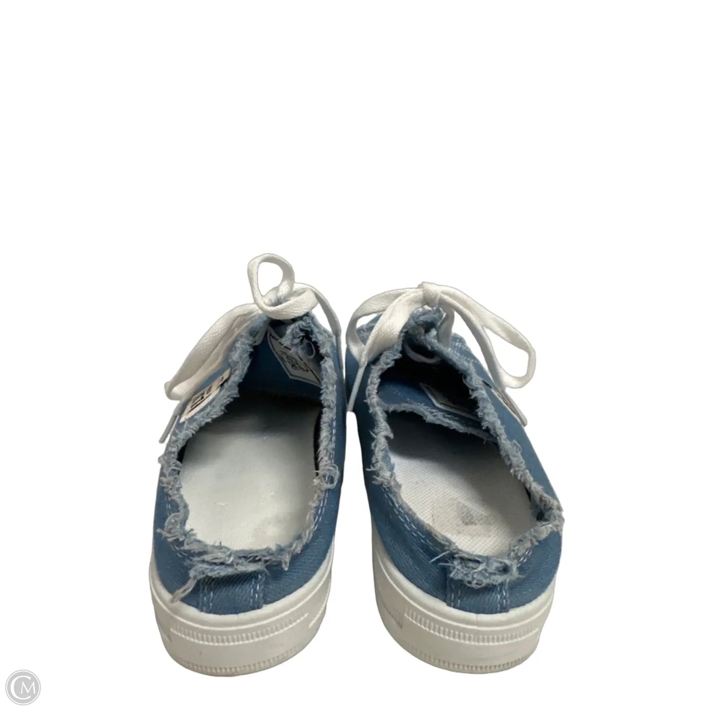 Shoes Flats By Clothes Mentor In Blue, Size: 8.5