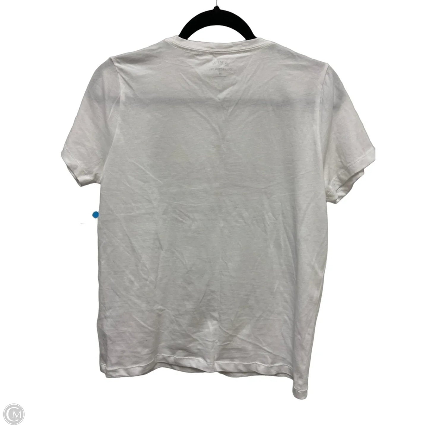 Top Short Sleeve By J. Crew In White, Size: M