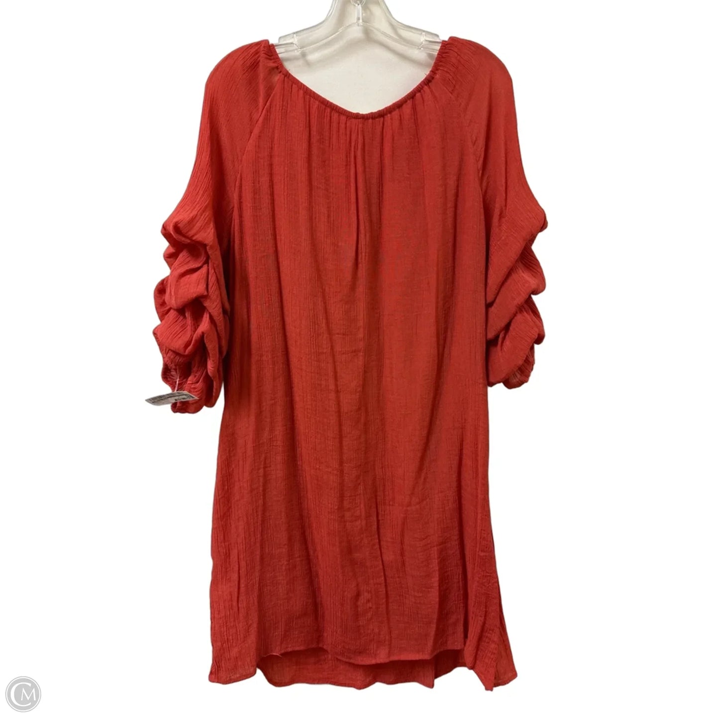 Dress Casual Short By Indigo Rose In Orange, Size: 1x
