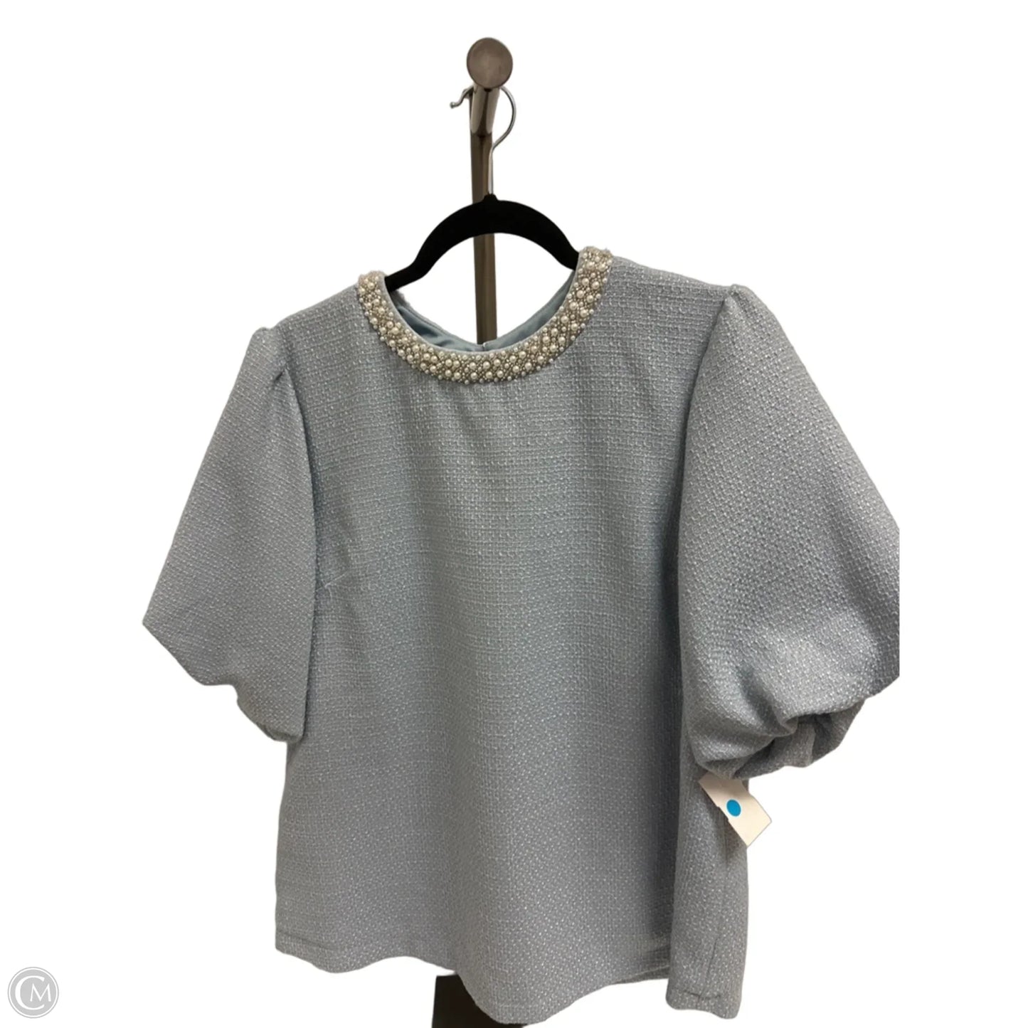 Top Short Sleeve By Shop The Mint In Blue, Size: L