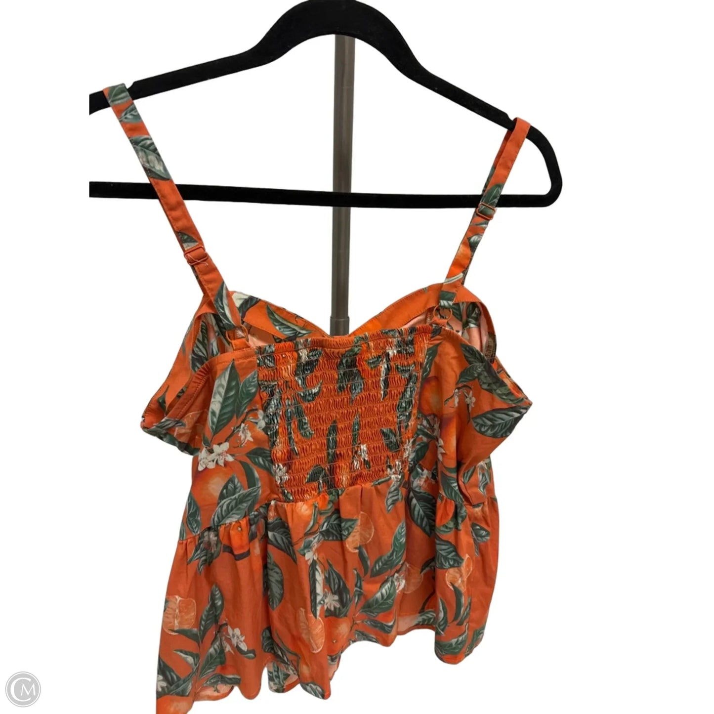 Top Sleeveless By Torrid In Orange, Size: L
