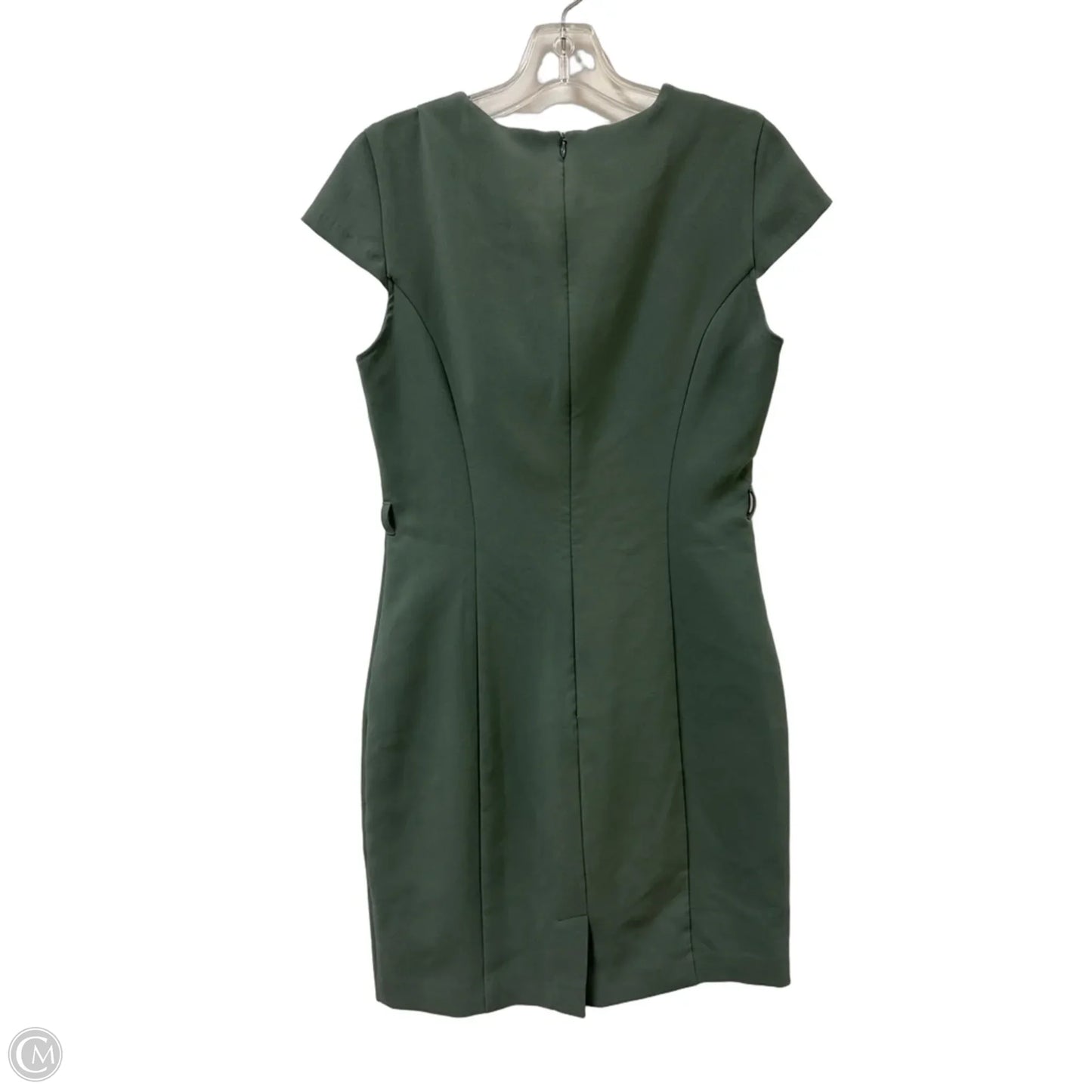Dress Casual Midi By H&m In Green, Size: S