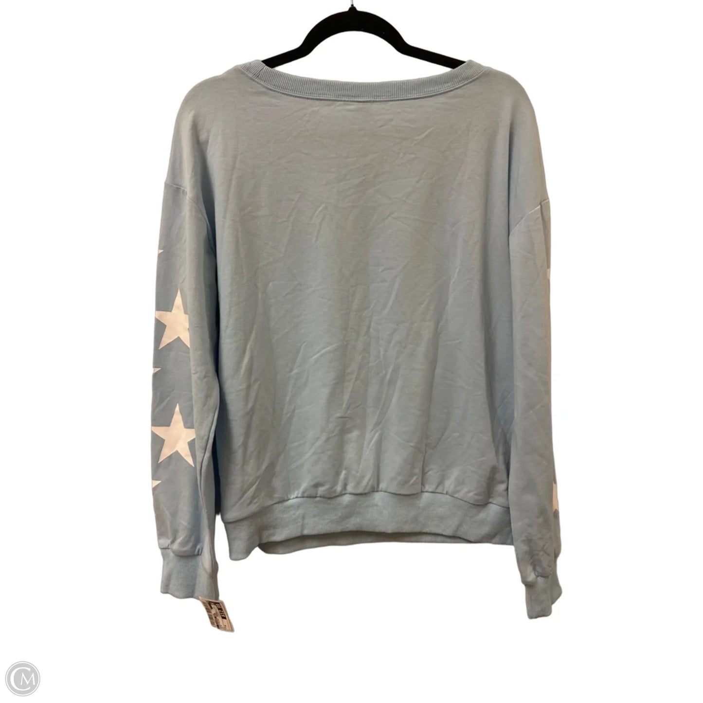 Sweatshirt Crewneck By Clothes Mentor In Blue, Size: M