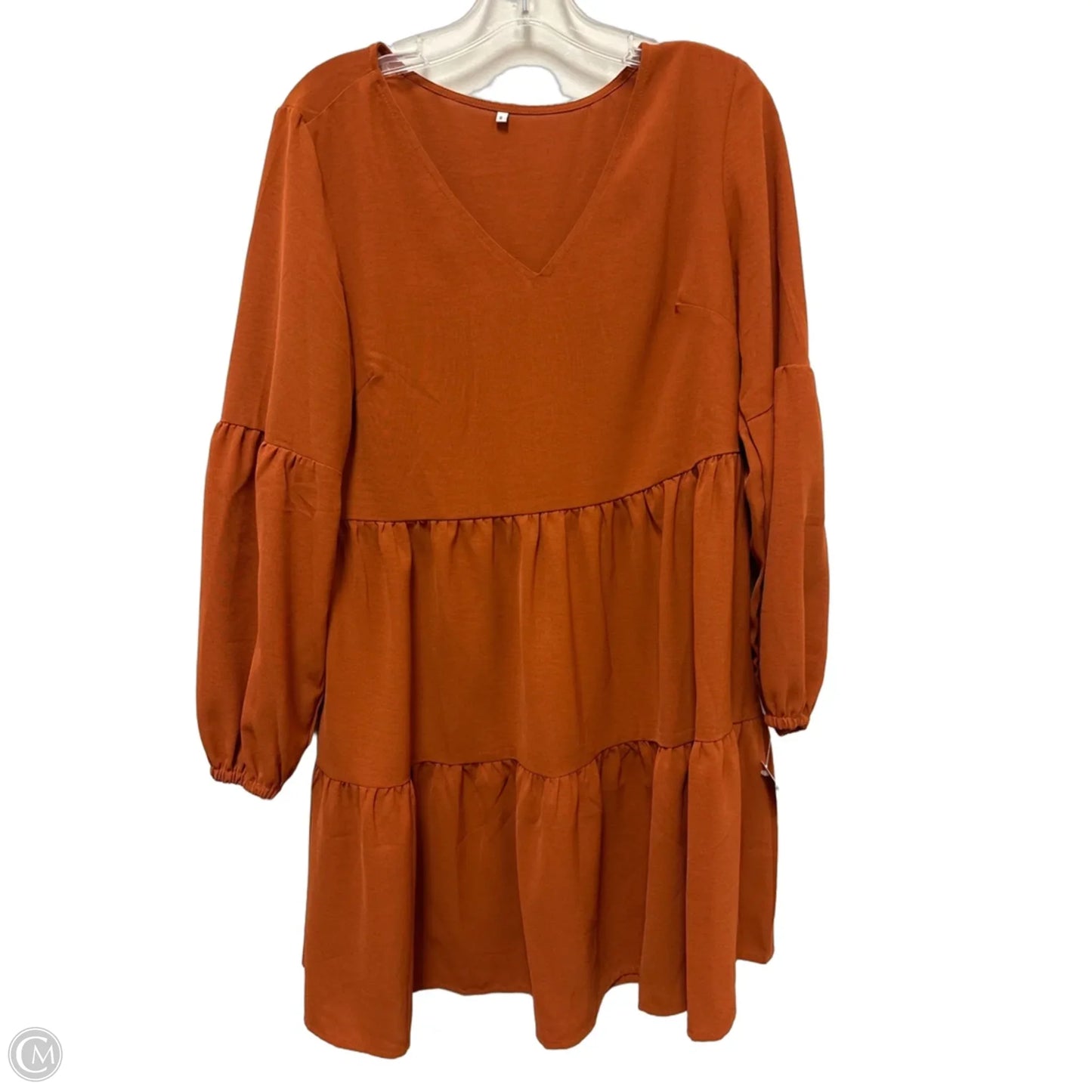 Dress Casual Short By Clothes Mentor In Orange, Size: S