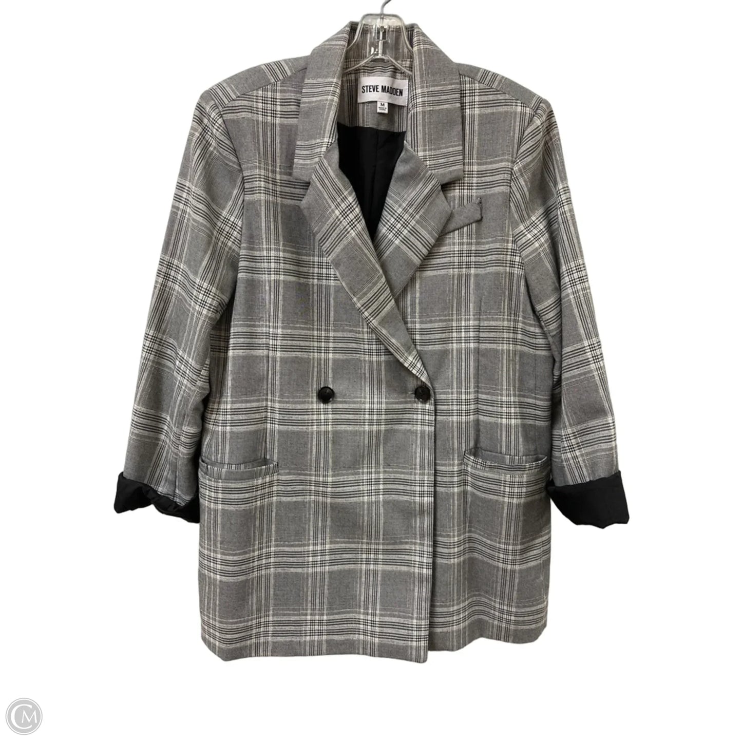Blazer By Steve Madden In Black & White, Size: M
