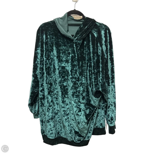 Sweatshirt Hoodie By Peach Love Cream California In Green, Size: M