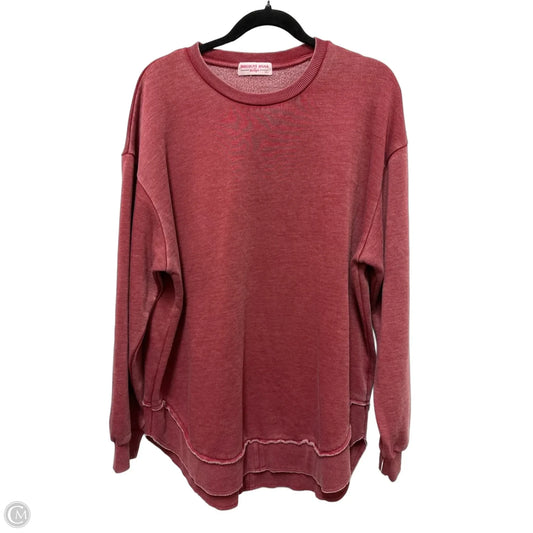 Sweatshirt Crewneck By Discount Divas In Red, Size: 1x