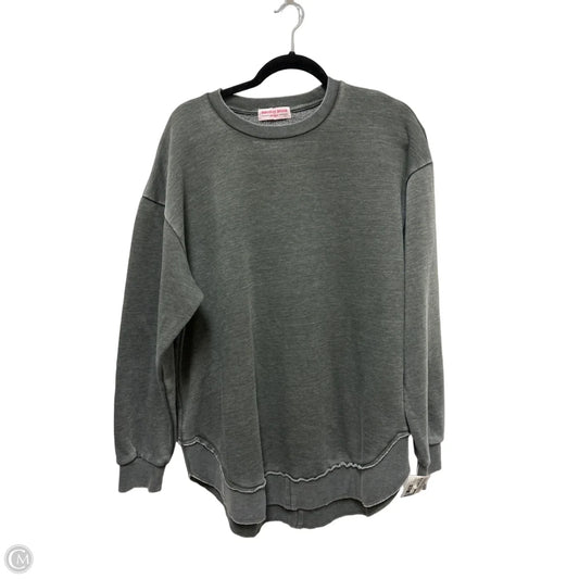 Sweatshirt Crewneck By Discount Divas In Green, Size: 1x