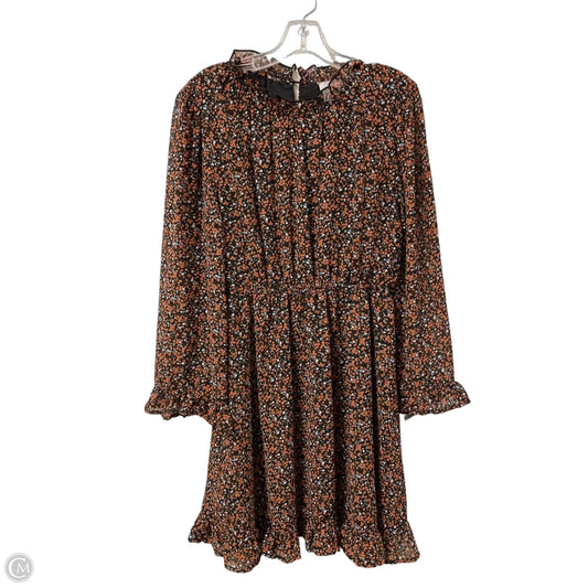 Dress Casual Midi By Hayden La In Floral Print, Size: L