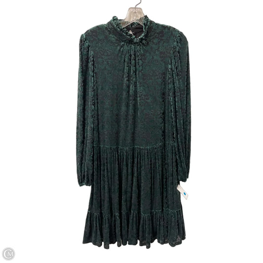 Dress Casual Short By Maison Tara In Black & Green, Size: M