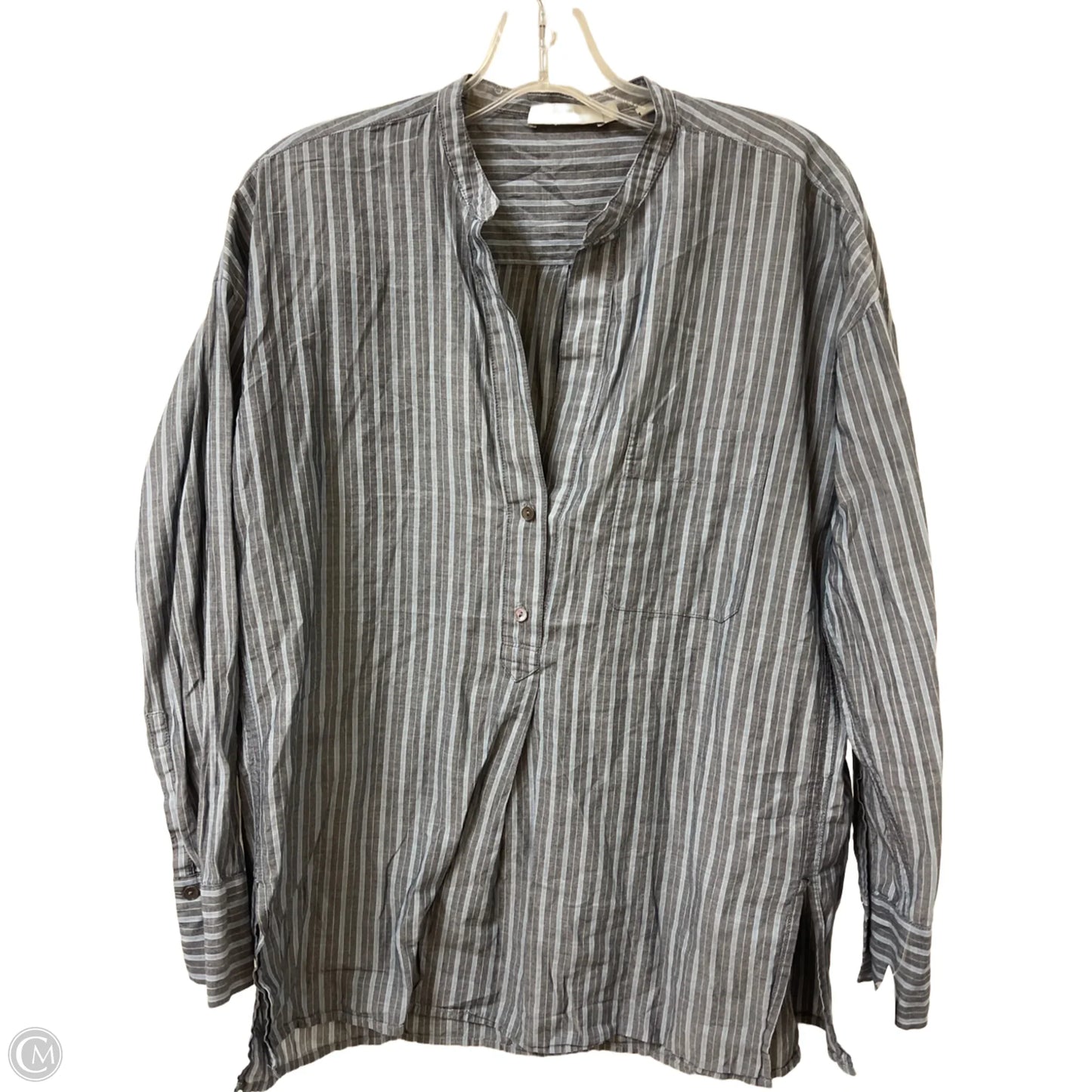 Top Long Sleeve By Vince In Blue, Size: Xs