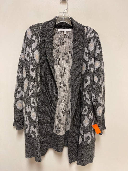 Sweater Cardigan By Cupcakes And Cashmere In Animal Print, Size: Xs