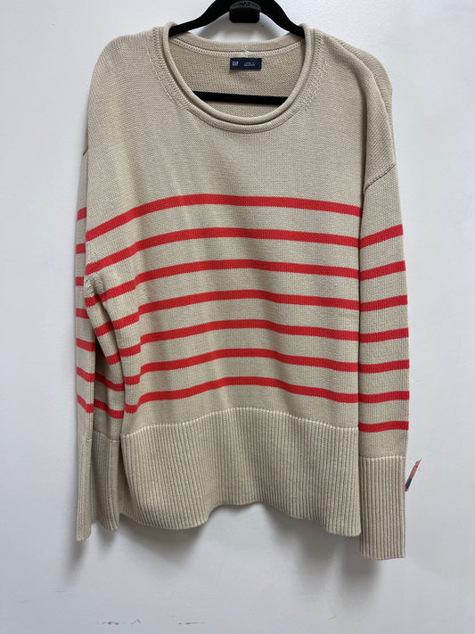 Sweater By Gap In Brown & Pink, Size: L