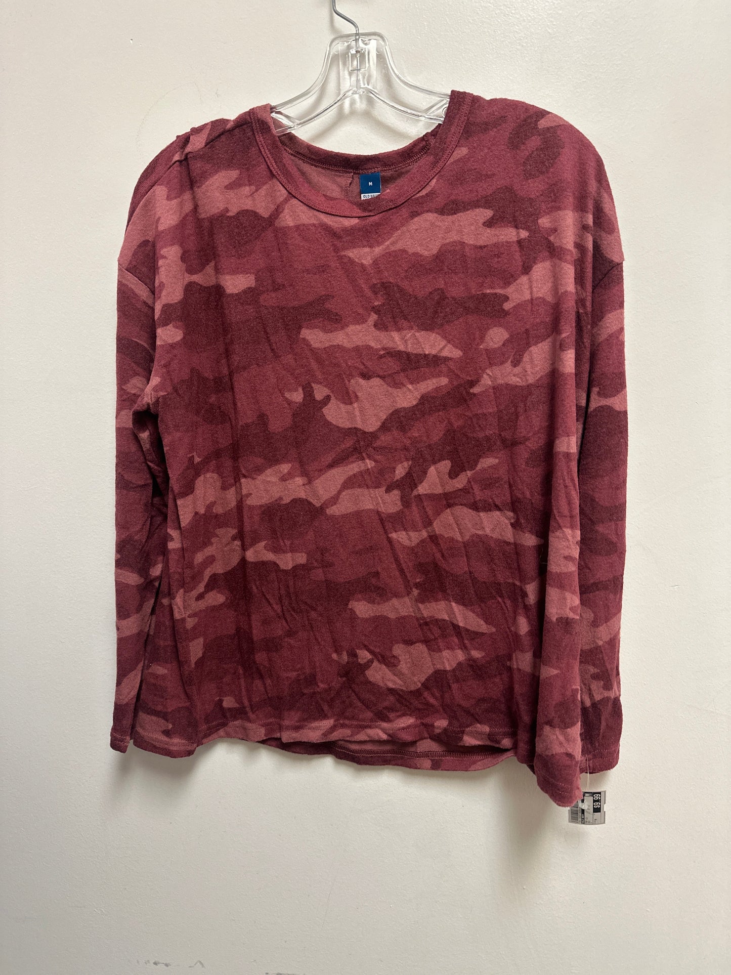 Top Long Sleeve By Old Navy In Red, Size: M