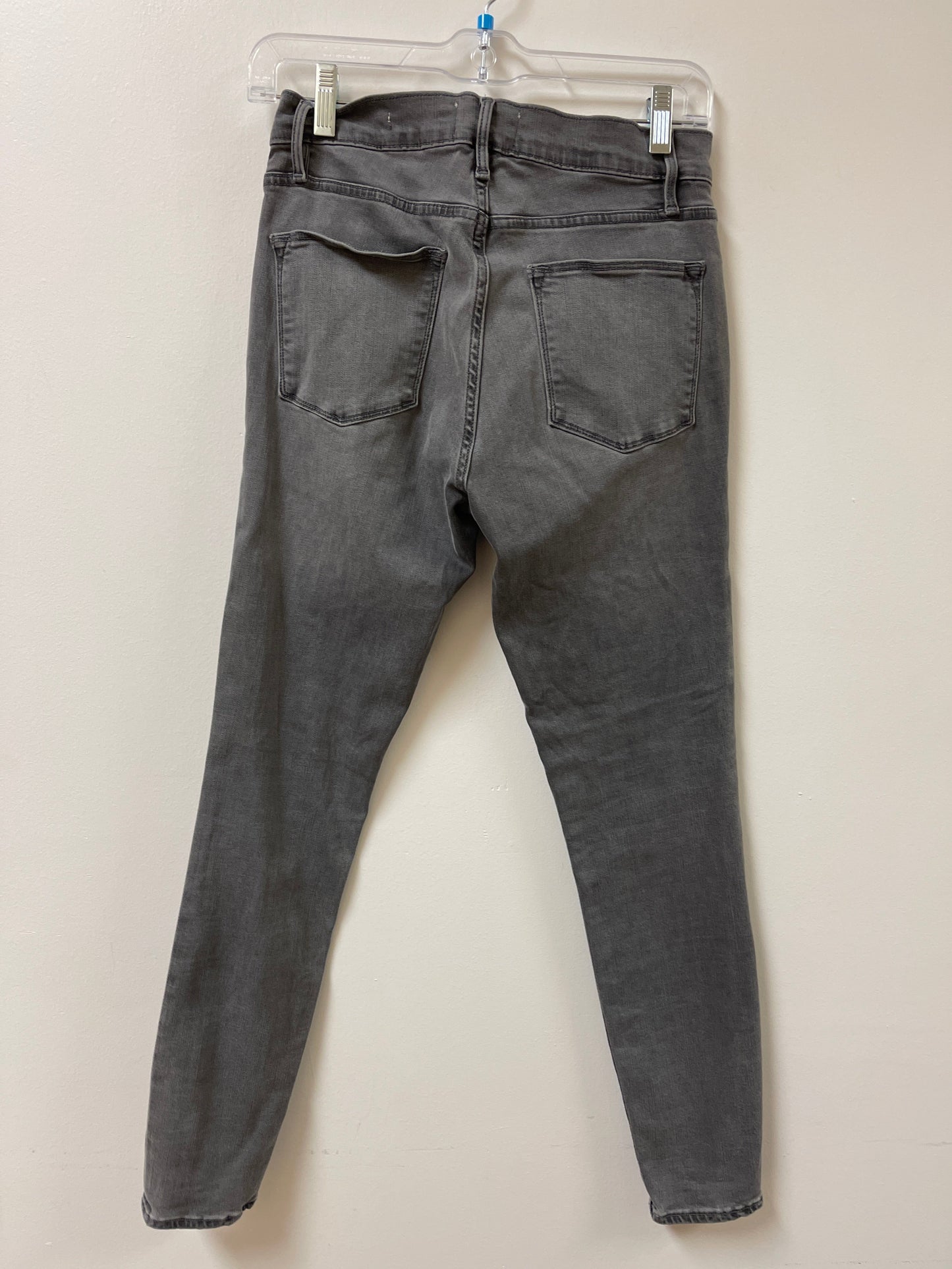 Jeans Skinny By Frame In Grey Denim, Size: 6