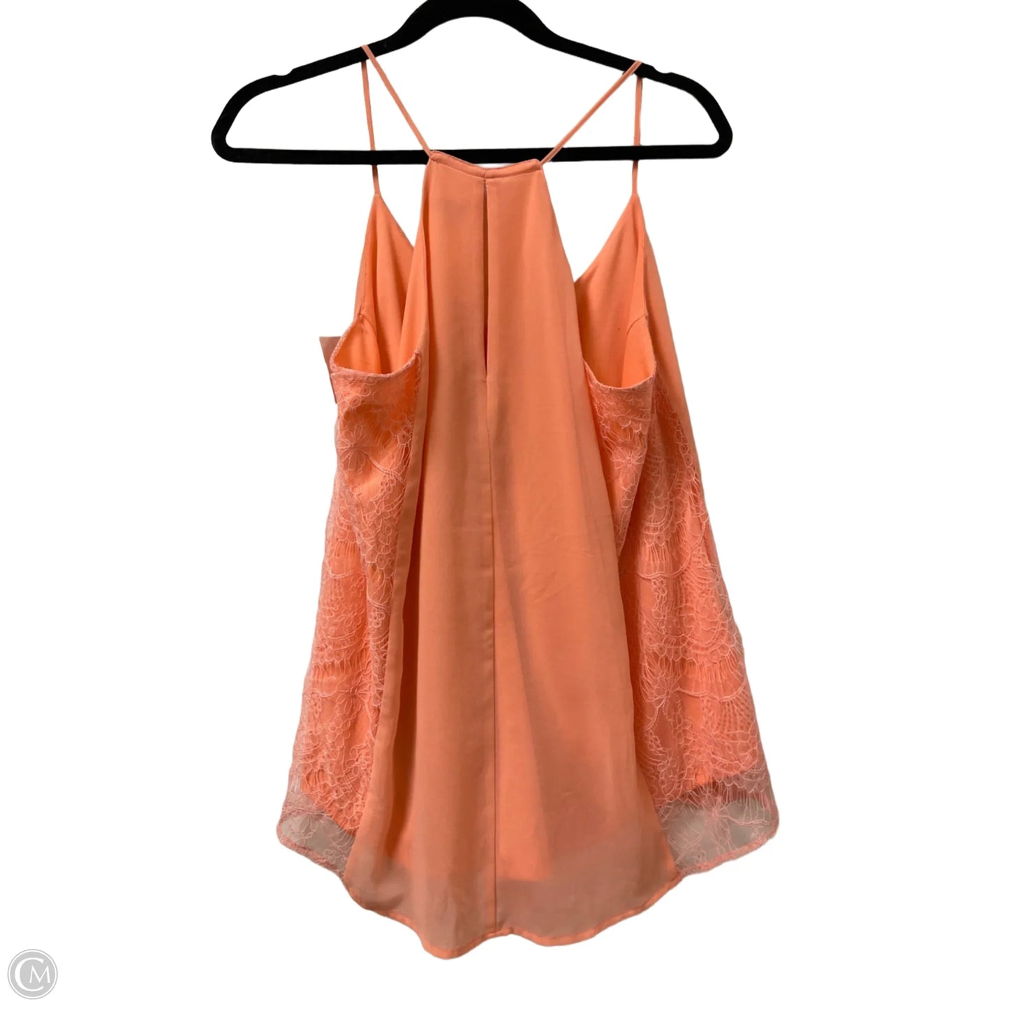 Top Sleeveless By Guess In Orange, Size: S