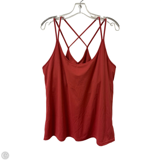 Athletic Tank Top By Old Navy In Red, Size: 2x