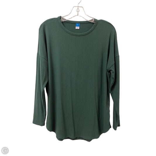 Top Long Sleeve By Old Navy In Green, Size: S