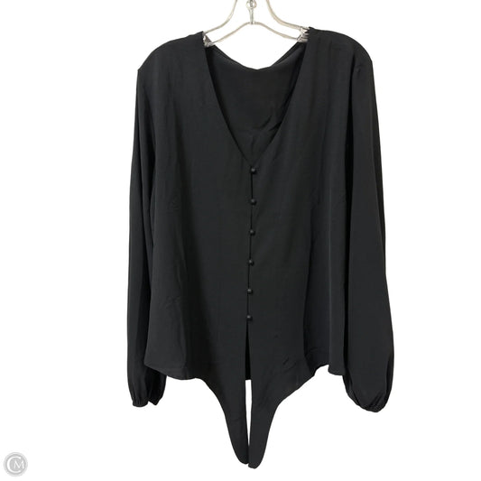 Top Long Sleeve By Clothes Mentor In Black, Size: 2x