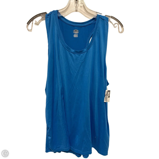 Athletic Tank Top By Athletic Works In Blue, Size: L