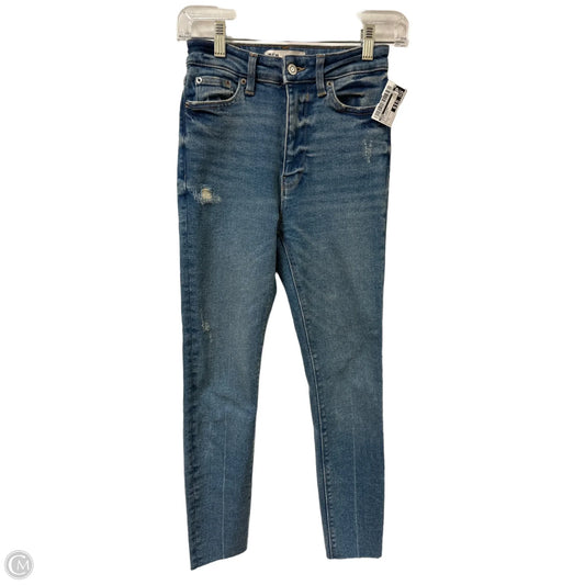 Jeans Skinny By Zara In Blue Denim, Size: 2