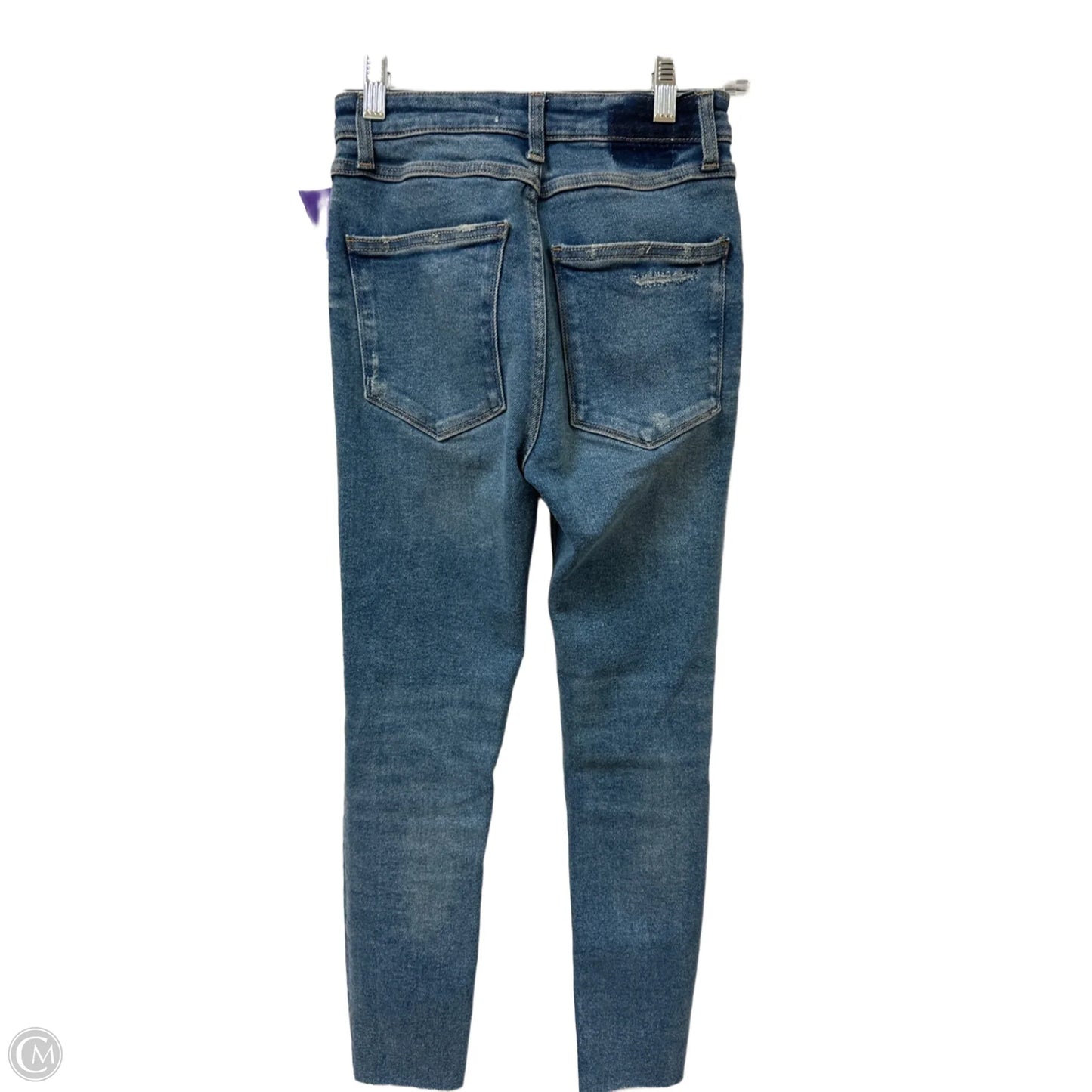Jeans Skinny By Zara In Blue Denim, Size: 2