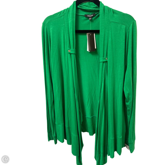 Sweater Cardigan By Premise In Green, Size: Xl