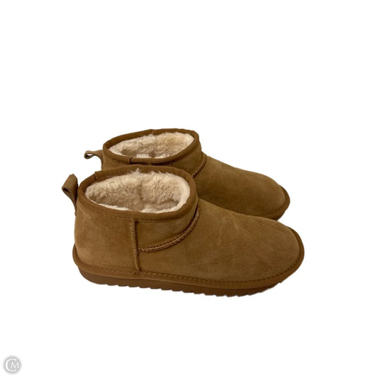 Boots Ankle Flats By Steve Madden In Brown, Size: 9.5