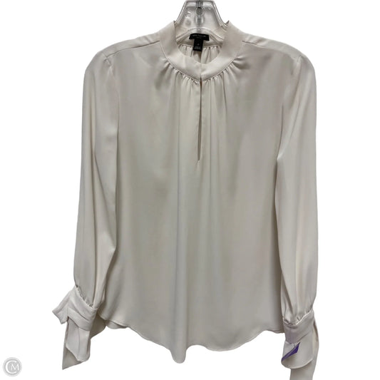 Top Long Sleeve By Ann Taylor In Cream, Size: Sp