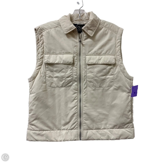 Vest Puffer & Quilted By Calia In Cream, Size: Xs